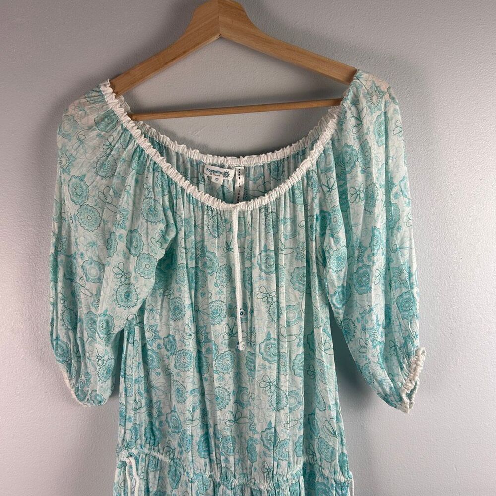 Poupette St Barth Drop Waist Mini Boho Dress - Picture 7 of 8